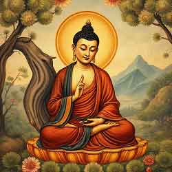 The Buddha The Buddha sitting in contemplation.